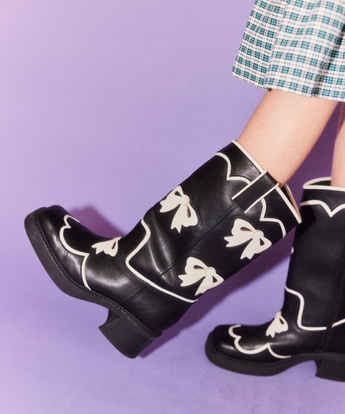 Candy Stripper（キャンディーストリッパー） ブーツ RIBBON WESTERN