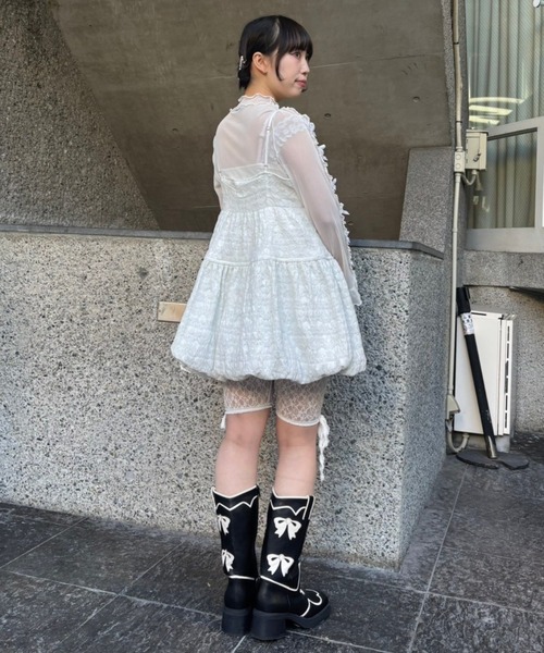 Candy Stripper（キャンディーストリッパー） ブーツ RIBBON WESTERN