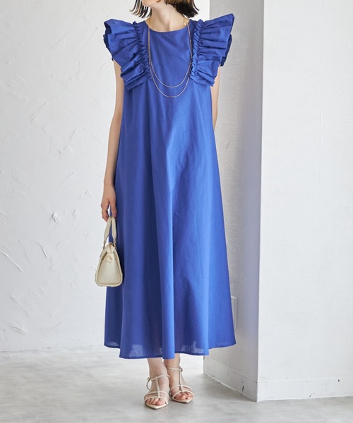 each alchemist ワンピース ショルダーフリルコットンAライン