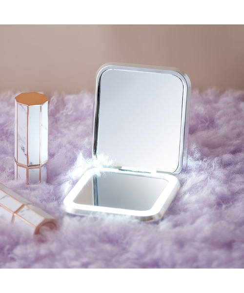 Francfranc（フランフラン） コンパクトミラー ブロンシュ LED