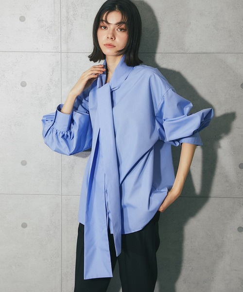 ブラウス シャツ ボウタイブラウス レディース : ZOZOTOWN Yahoo!店