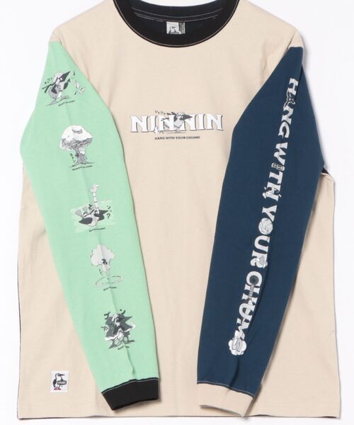 CHUMS（チャムス） tシャツ 長袖Tシャツ/ロンT 蓄光プリント CH01-2662