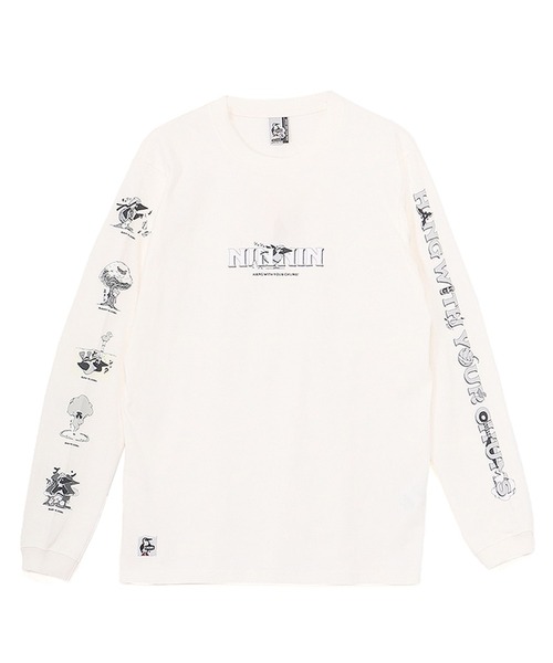 CHUMS（チャムス） tシャツ 長袖Tシャツ/ロンT 蓄光プリント CH01-2662