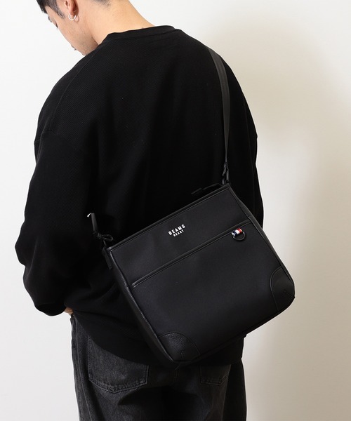 BEAMS HEART（ビームス ハート） ショルダーバッグ シャンブレー 杢