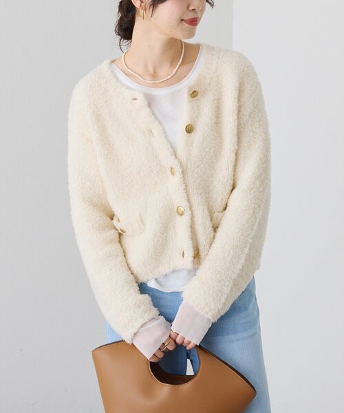 RIVE DROITE（リヴドロワ） カーディガン 「オンオフ使える」ウール