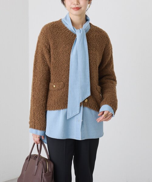 RIVE DROITE（リヴドロワ） カーディガン 「オンオフ使える」ウール