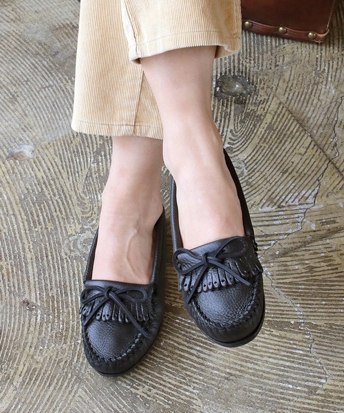 Minnetonka（ミネトンカ） デッキシューズ モカシン DEERSKIN KILTY