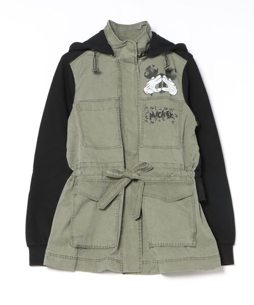 Desigual（デシグアル） モッズコート コート ミッキーマウス異素材