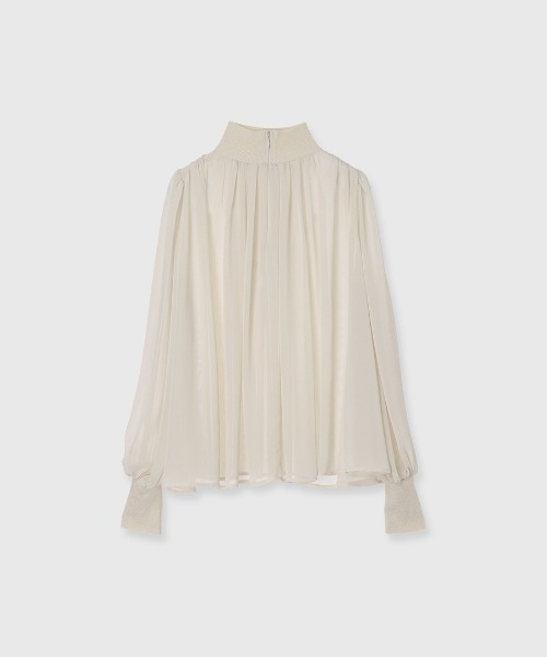 anuans（アニュアンス） ブラウス シャツ ジョーゼットフレアブラウス