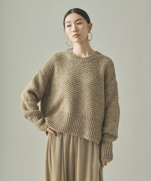 Curensology（カレンソロジー） ニット セーター /カノコアミMIXニット