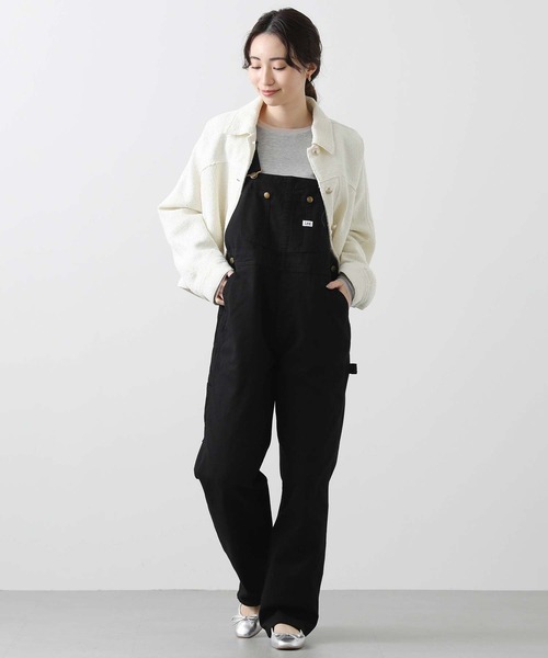 Lee（リー） ワンピース Leeオーバーオール(ブラック) : ZOZOTOWN