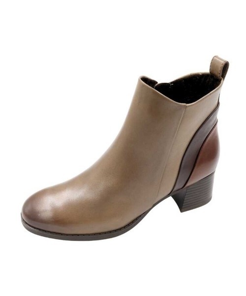 MODE KAORI（モードカオリ） ブーツ 「本革」カーブパターンショート