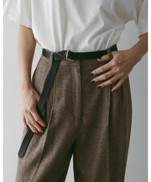 anuke（アンヌーク） ベルト Double Backle Belt レディース