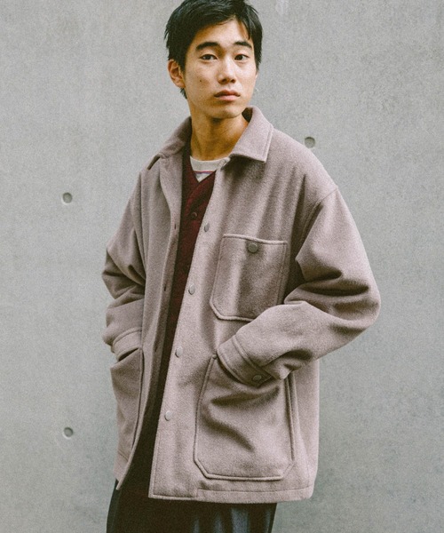 niko and…（ニコアンド） カバーオール ウーリーテックカバーオール