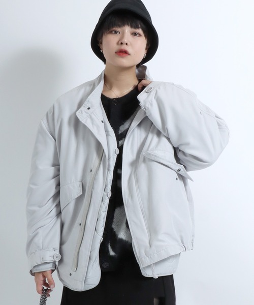 モッズコート コート ショートモッズコート×キルティングライナー付