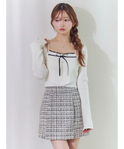 EATME（イートミー） ニット セーター バイカラーキャミニット