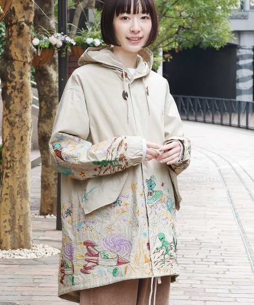 go slow caravan（ゴースローキャラバン） モッズコート コート