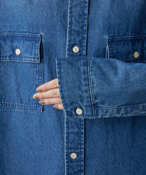 GALLARDAGALANTE（ガリャルダガランテ） ブラウス シャツ デニムシャツ