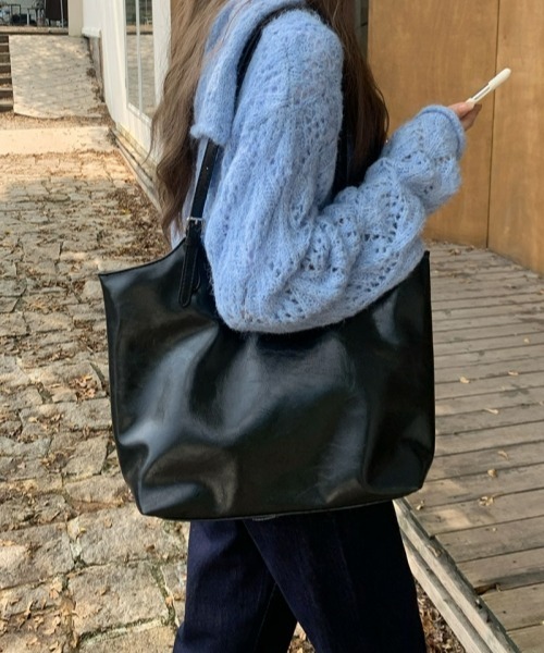 gossip!ロサンゼルス トートバッグ Y2K大容量トートバッグ 無地 通勤