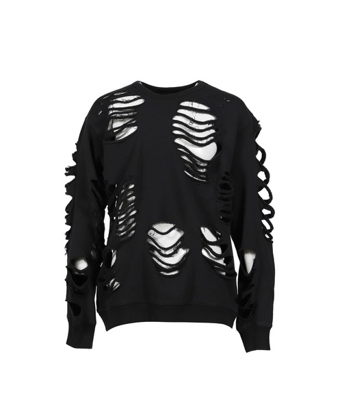 JUN/NAKAYAMA（ジュンナカヤマ） トレーナー スウェット DISTRESSED