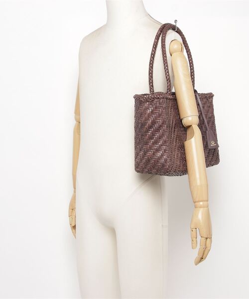 quadro ショルダーバッグ バッグ moonjule レザーメッシュバッグ L