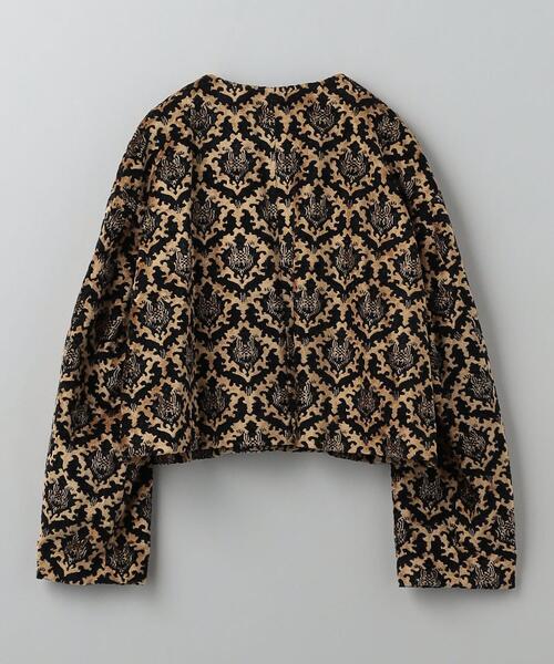 6 ジャケット ノーカラージャケット 「6(ROKU)」カットパイル ジャ