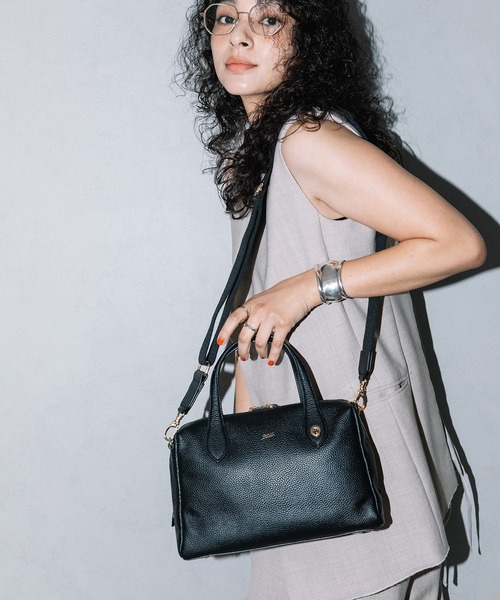 Beau're（ヴュレ） ボストンバッグ BEAURE カウレザー ボストン バッグ