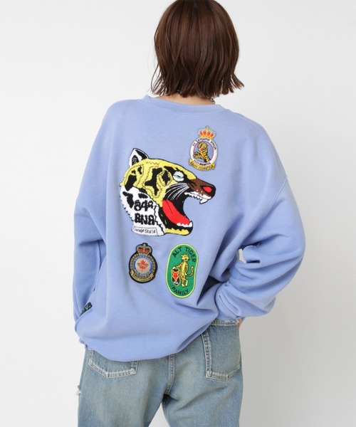 RNA（アールエヌエー） トレーナー スウェット M2554 タイガー