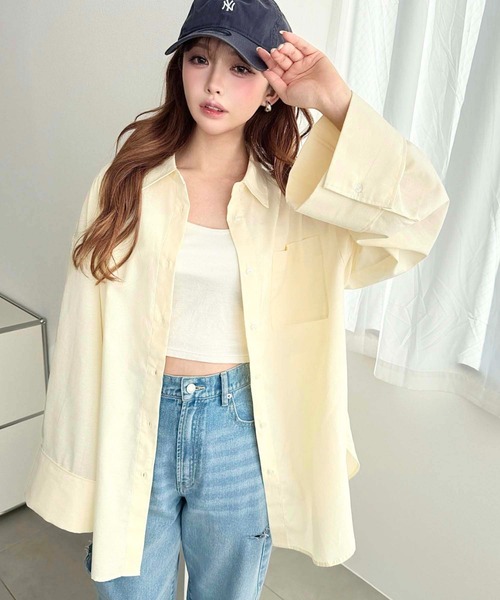 moment+ ブラウス シャツ 「累計販売枚数1万枚突破！」ワイドスリーブ