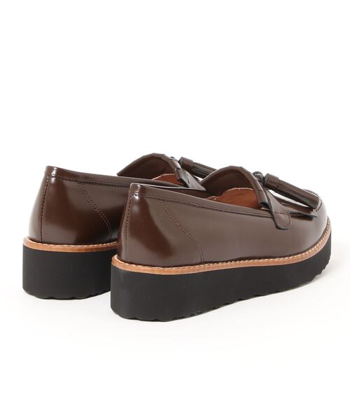 BONTRE（ボントレ） ローファー 厚底キルトタッセルローファー