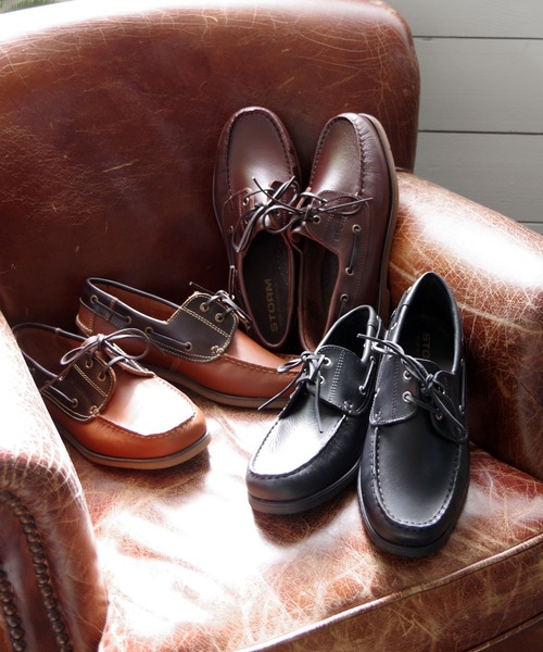 STORM（ストーム） デッキシューズ / レザー デッキシューズ 104E