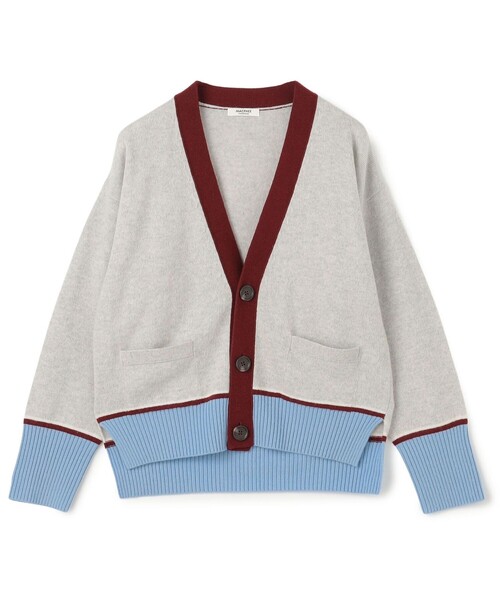 MACPHEE（マカフィー） カーディガン NZ LAMBS Vネックカーディガン