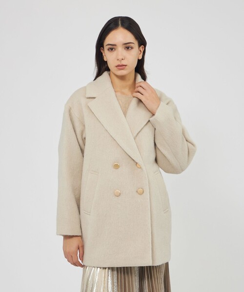 EPOCA（エポカ） ピーコート pコート 「EPOCA STORIA」シャギーコート