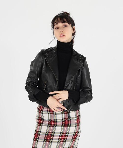 To b. by agnes レザージャケット ライダース レザー ライダース