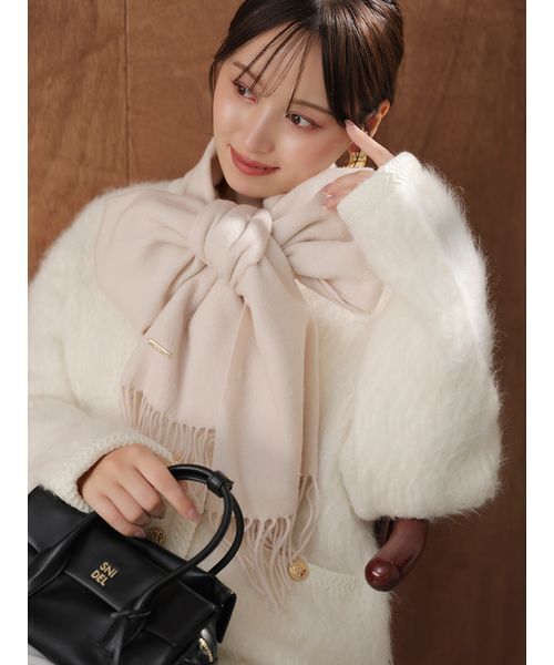 SNIDEL（スナイデル） ジャケット ノーカラージャケット ファーライク