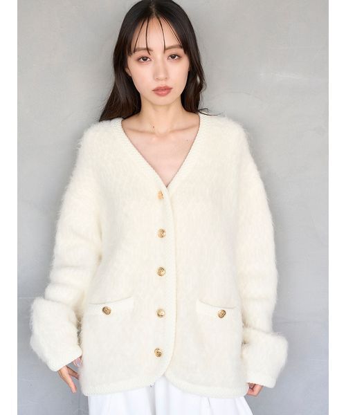 SNIDEL（スナイデル） ジャケット ノーカラージャケット ファーライク