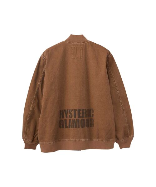 極美品 HYSTERIC GLAMOUR ブルゾン アウター バックプリント 極美品