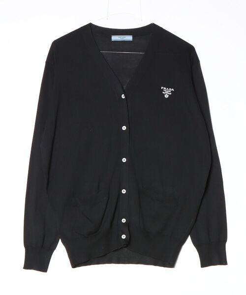 PRADA（プラダ） ニットカーディガン 38 ブラック レディース