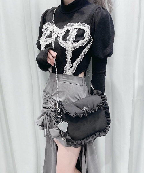 lilLilly（リルリリー） ショルダーバッグ バッグ フリルバッグ