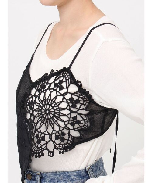 Htage（テージ） キャミソール 「Htage」パッチワークレース