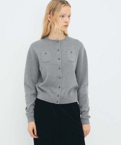 CABaN（キャバン） カーディガン コットンカシミヤ クルーネック