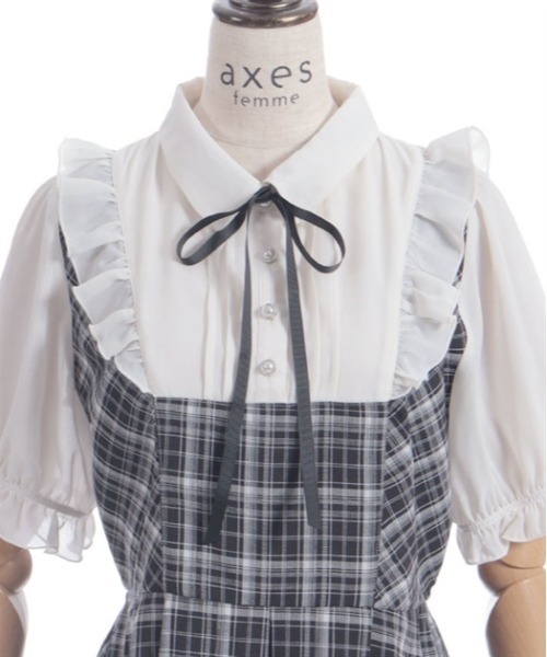 axes femme（アクシーズ ファム） セットアップ ドッキング風