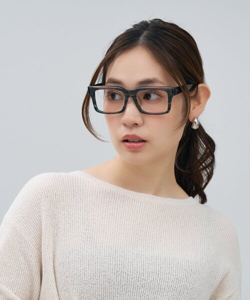 Zoff（ゾフ） 伊達メガネ メガネ 眼鏡 ウェリントン型 メガネ