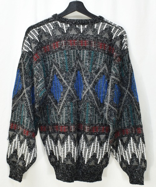 VINTAGE セーター ニット 「ヴィンテージ古着」80-90's SCANDIA マルチ