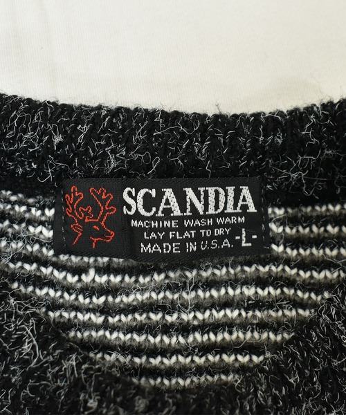 VINTAGE セーター ニット 「ヴィンテージ古着」80-90's SCANDIA マルチ