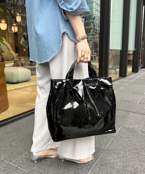 DouDou（ドゥドゥ） ハンドバッグ 「WEB限定」 ソフトエナメル