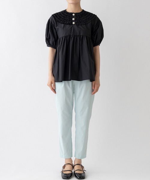 Sono（ソーノ） ブラウス シャツ 「SONO/ソーノ」ちびフリルブラウス