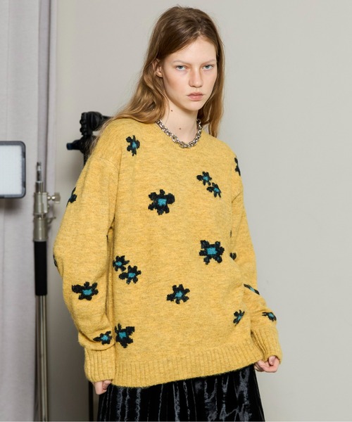 MAISON SPECIAL（メゾンスペシャル） ニット セーター Many Flower