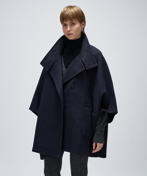 cloenc（クロエンス） コート アウター 「手洗い可」メルトンジャージ