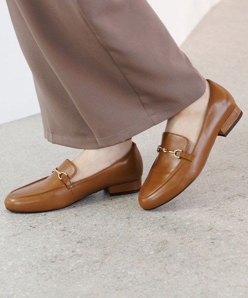 NICAL ローファー 「本革」「NICAL」ラウンドトゥビットローファー